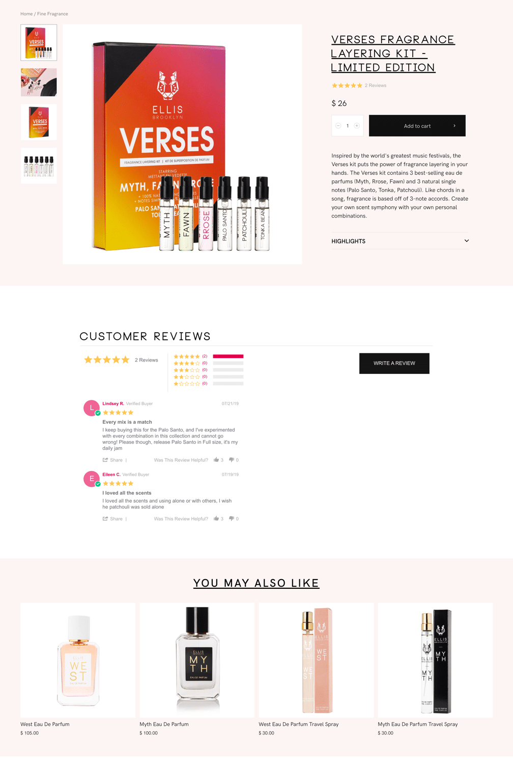 Ellis Brooklyn Product Page